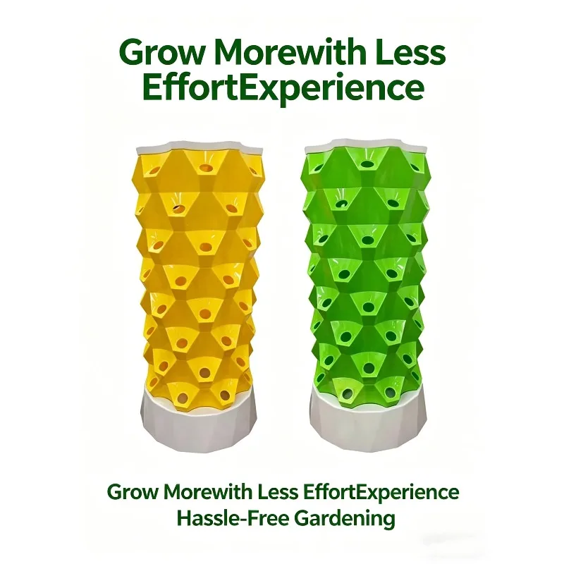 Greenhouse/Home/Garden Hydroponic Planting System Lettuce Planting Plastic Vertical Tower Planting Rack
