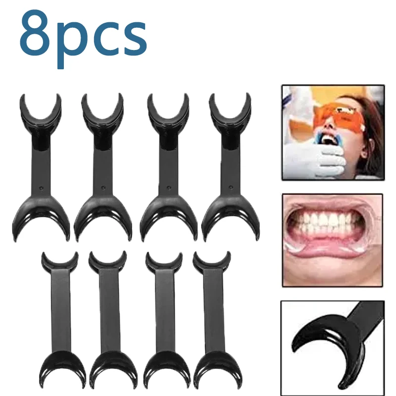 

8Pcs Dental Orthodontic Mouth Opener T-Shape Cheek Lip Retractor Intraoral Opener Spreader Dentistry Materials