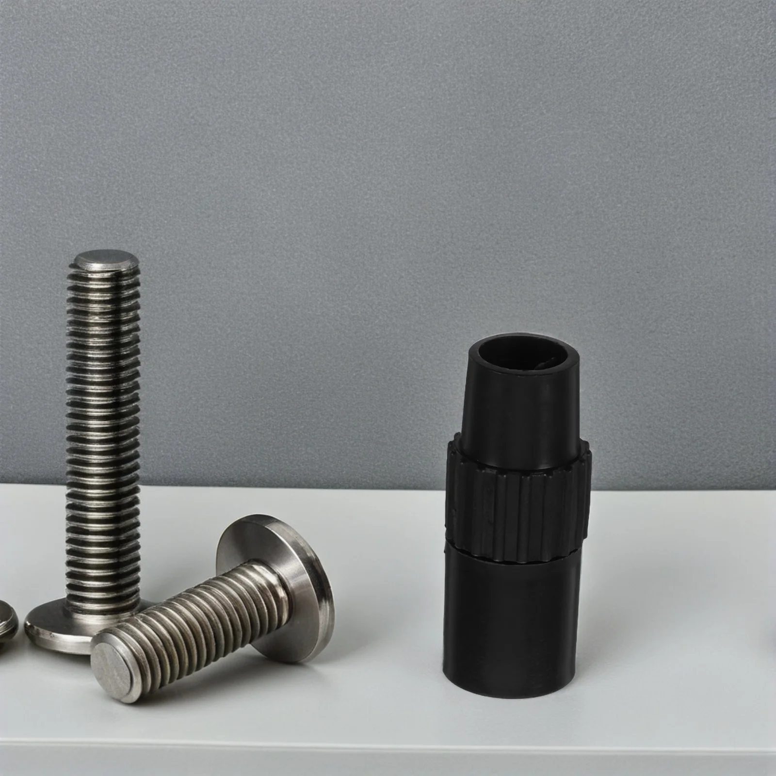 

20 Pcs Telescopic Rod Lock Closet Wardrobe Plastic Adjustable Tension Hardware for Shelving