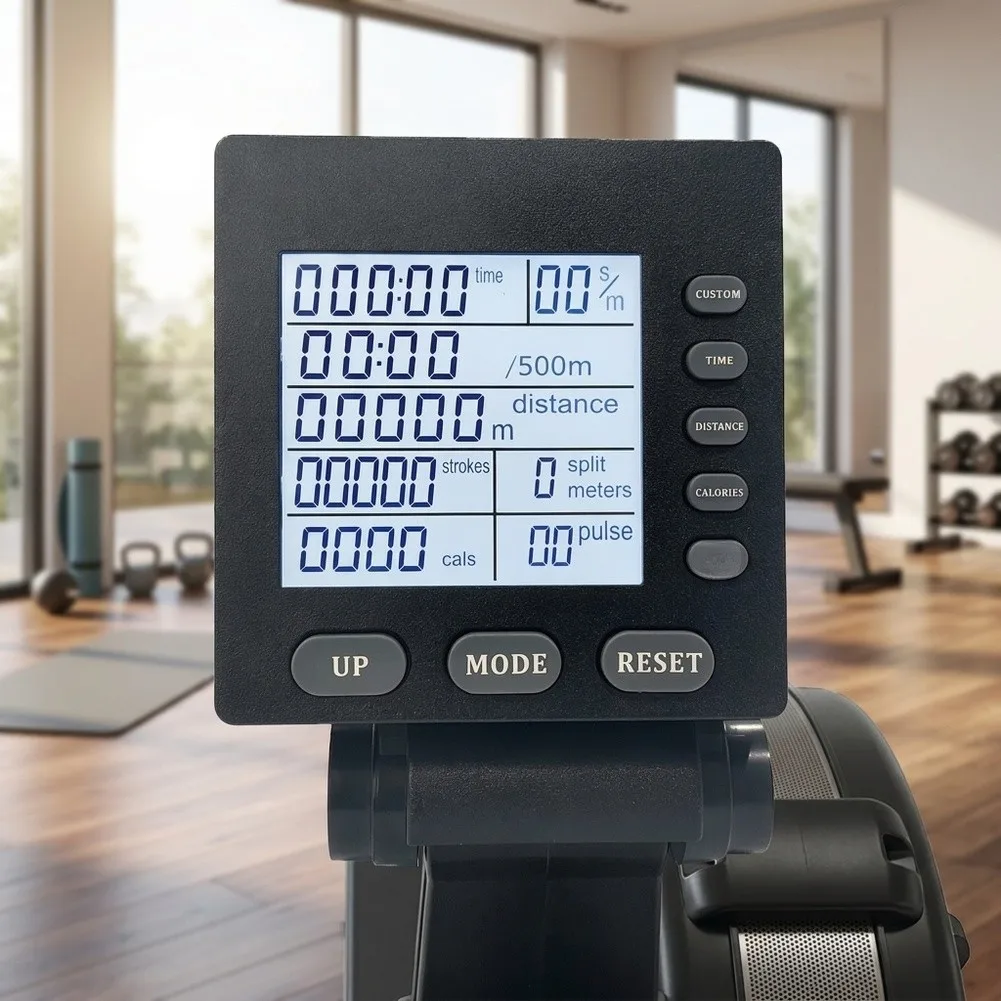 Rowing Machine LCD Display Console Compatible with Most Air Resistance Models Dimensions 6.57 x 4.72 x 4.92 in