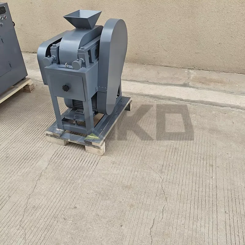i DFG200X125 Mini Double Roller Crusher Small Stone Crusher Small Toothed Roller Crusher for Sample Ore Grinding