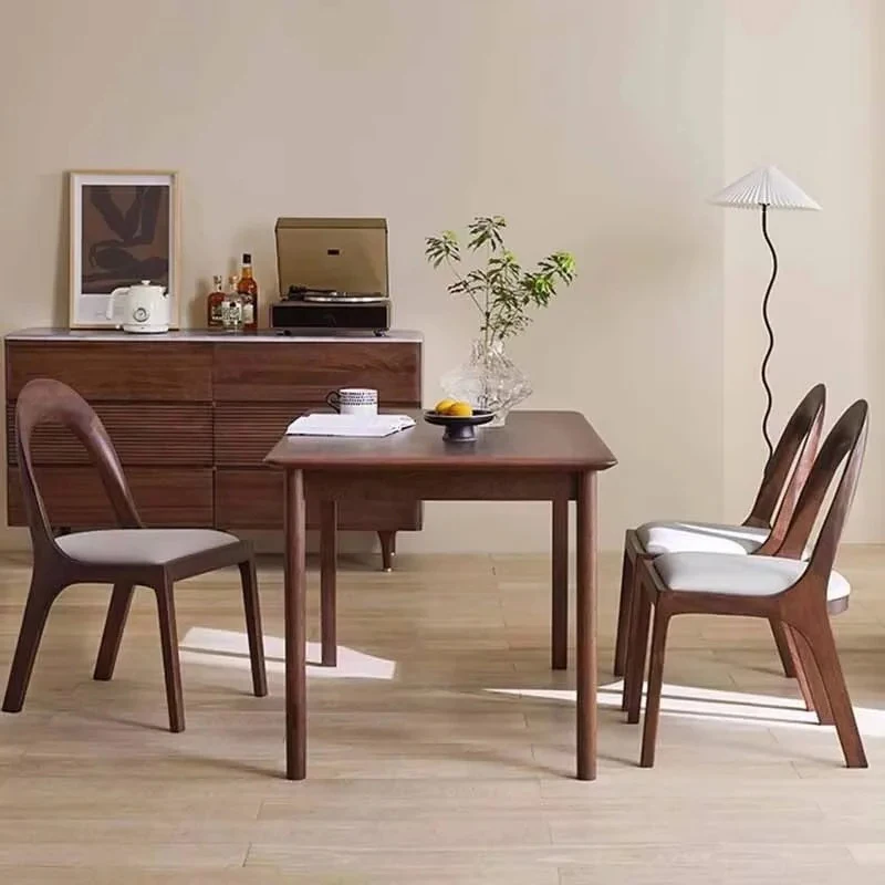 كراسي طاولة طعام فاخرة داخلية فريدة من نوعها خشبية لتوفير المساحة طاولات المطاعم الإبداعية الحديثة Mesas De Comedor المنتجات المنزلية #6