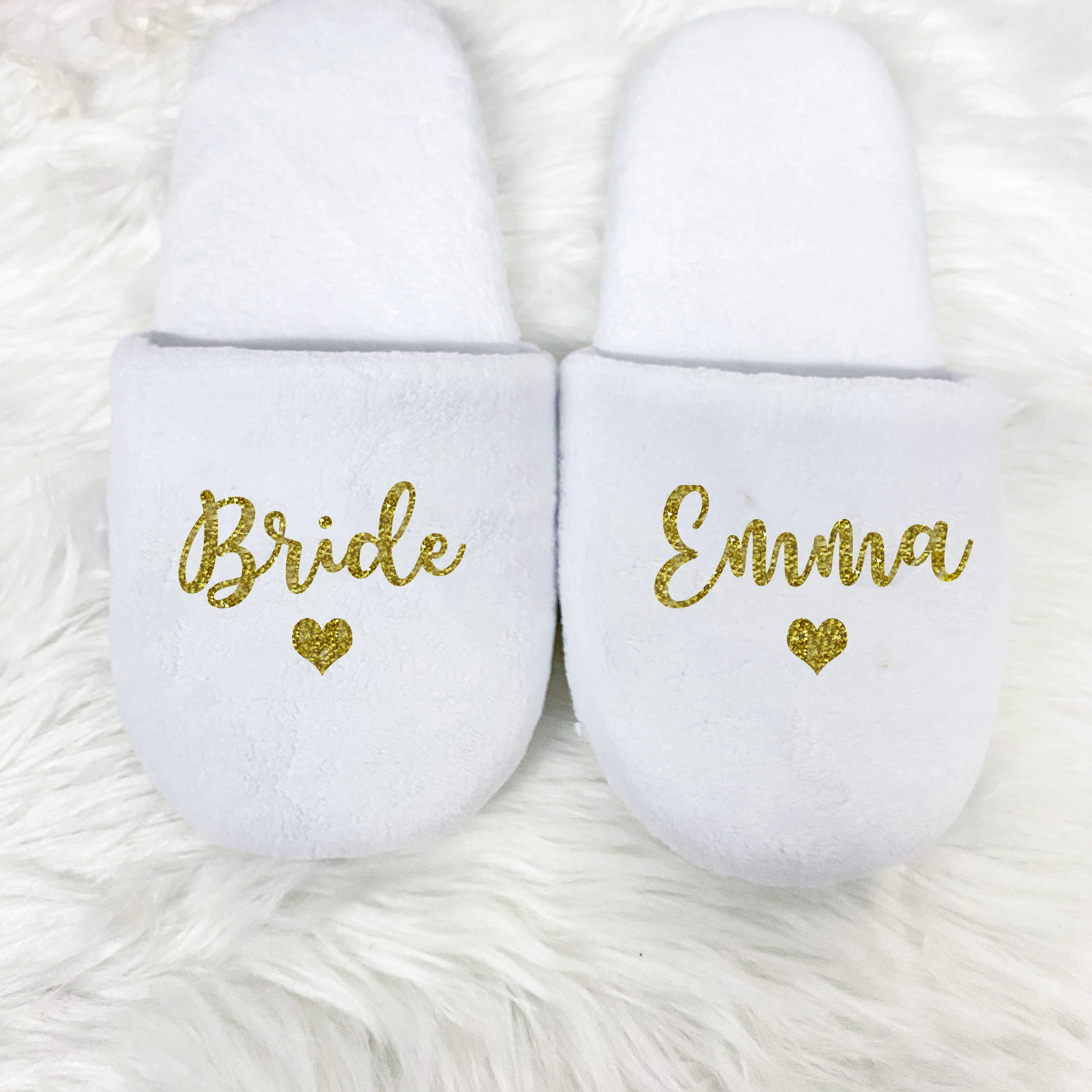 Customized Wedding Slippers Coral Bride Wedding Decoration Bridesmaid Party SPA Slippers Ladies Bachelorette Party Supplies Gift
