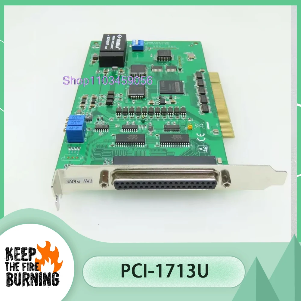 

For Advantech Capture Card 32-Channel Isolated High-speed Analog Input Card PCI-1713U REV B1