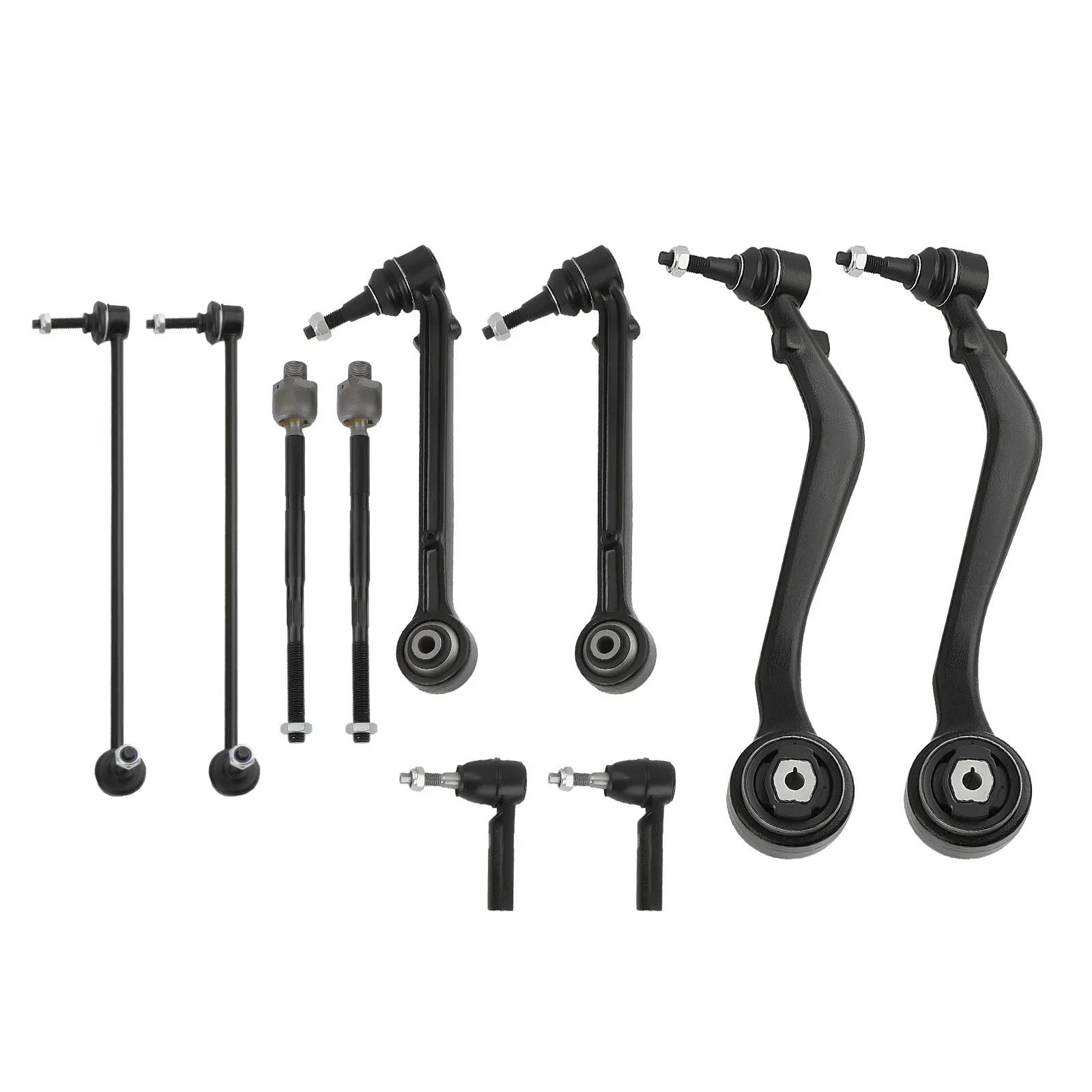 10 Piece Control Arm Ball Joint Sway Bar Link Tie Rod Kit For Chevrolet Camaro 2010-2015