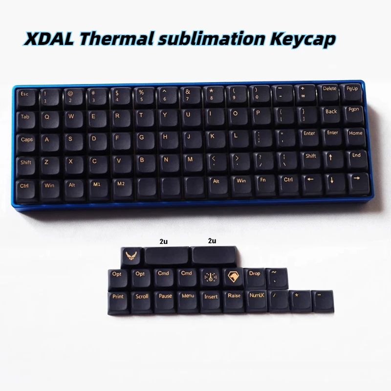 

XDAL Keycap Термосублимационный материал PBT Индивидуальная эргономика Линейный для механических клавиш Gateron, Kailh, Cherry MX Axes