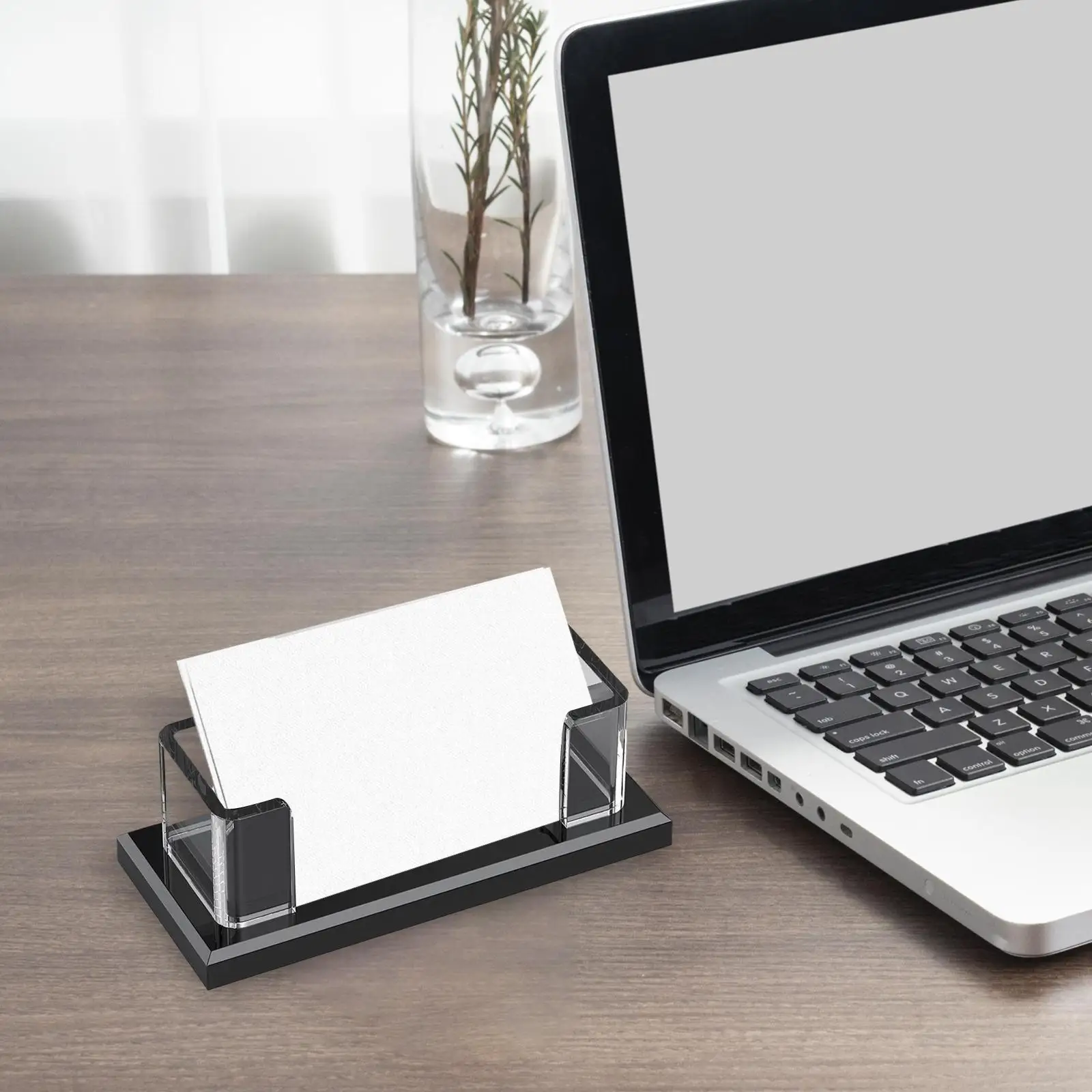 Desk Organizer Desktop Business Card Holder Card Name Display Stand for Departments Occasion Trades Shows Women Men Meetings