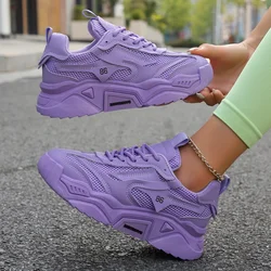 Women Sneakers Fashion Solid Color Breathable Sneakers Women Summer Casual Soft Sole Wear-resistant Anti Slip Shoes for Women