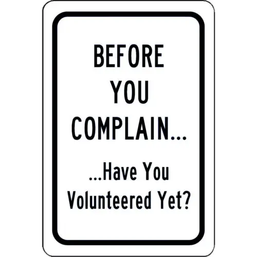 Перед тем, как пожаловаться... Вызвали ли вы еще алюминиевый знак 12x8 дюймов, сделанный в США