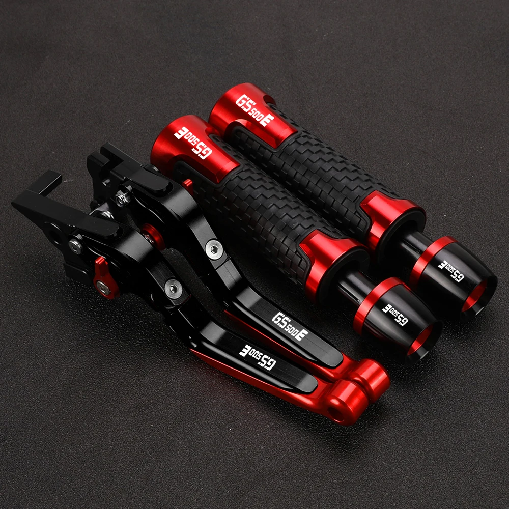 

GS 500 E Motorcycle Accessories Adjustable Brake Clutch Lever Handlebar Grips Ends For SUZUKI GS500E 1994 1995 1996 1997 1998