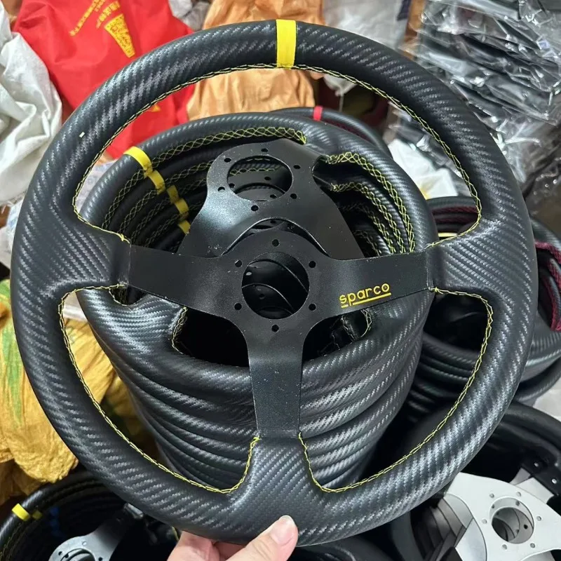 

Universal 14 Inch Carbon Fiber Racing Steering Wheel Car Modified Steering Wheel