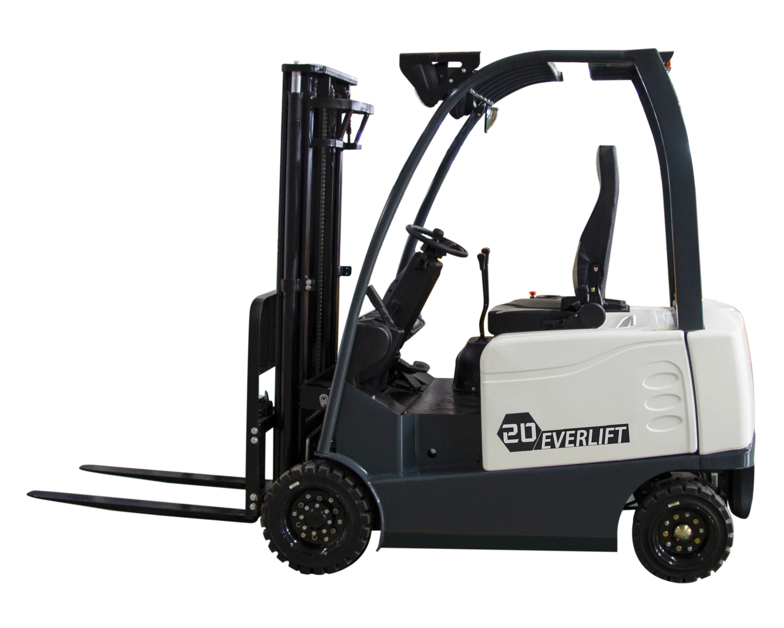 EVERLIFT FB20E New Model 2000kg 3000mm-5000mm Mini 4 Wheels Seated Electric Forklift With Side Shifter Smart Forklift