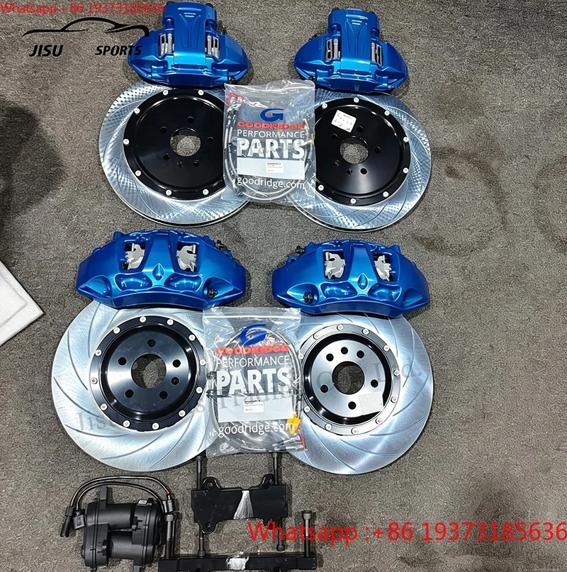 For Racing Brake Caliper 8N Rotor Disc Caliper Kit 6 Pistons for Audi A5/A6/A7/S4/S5/S6/S7 VW Arteon CC