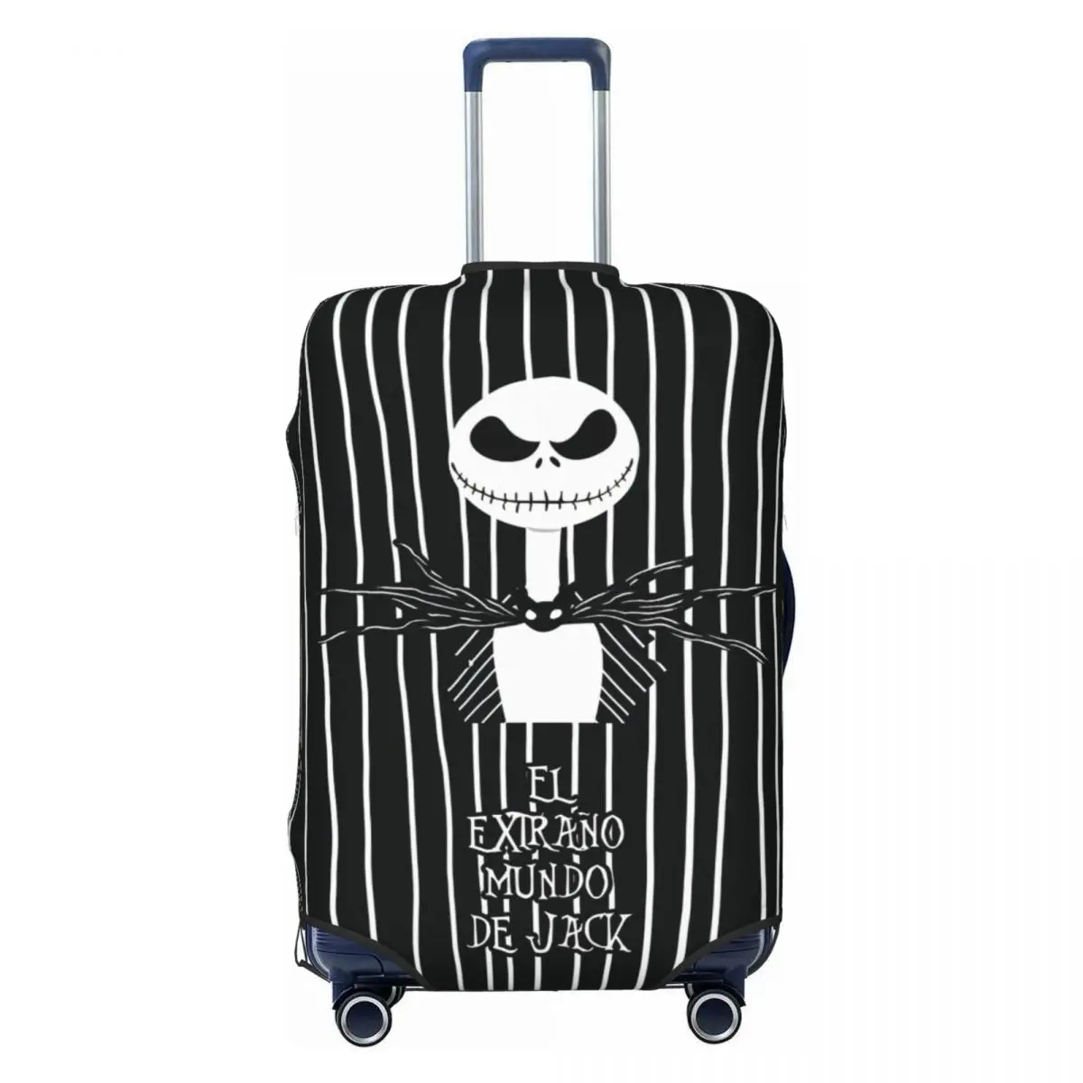 

The Nightmare Before Christmas Jack Skellington Luggage Cover Elastic Travel Suitcase Protective Covers Fits 18-32 Inch