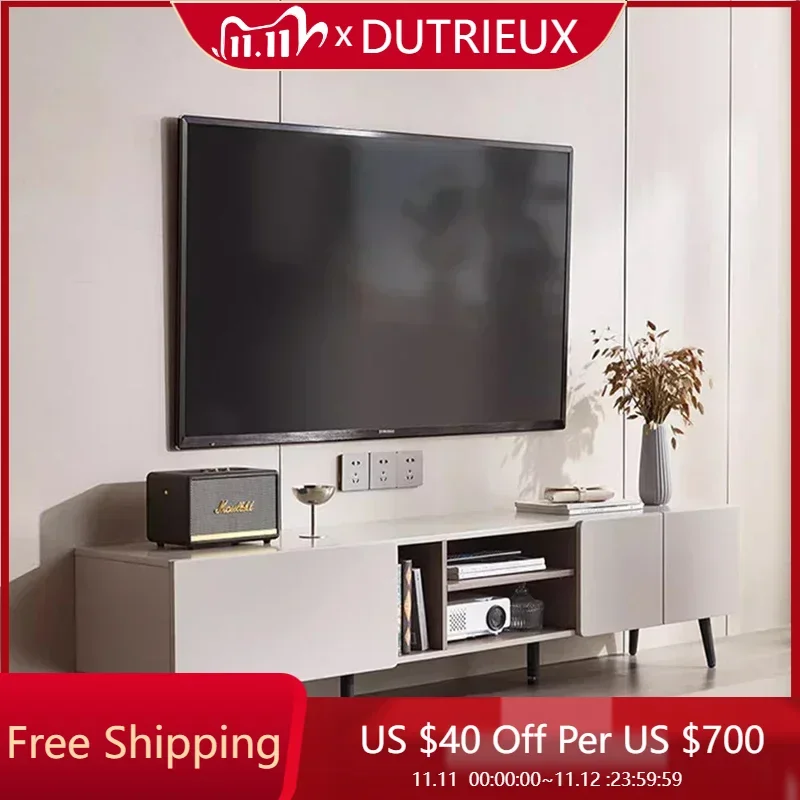 

Storage Organizer Tv Table White Shelf Floor Bedroom Wood Entertainment Movies Tv Stands Modern Archivadores Italian Furniture