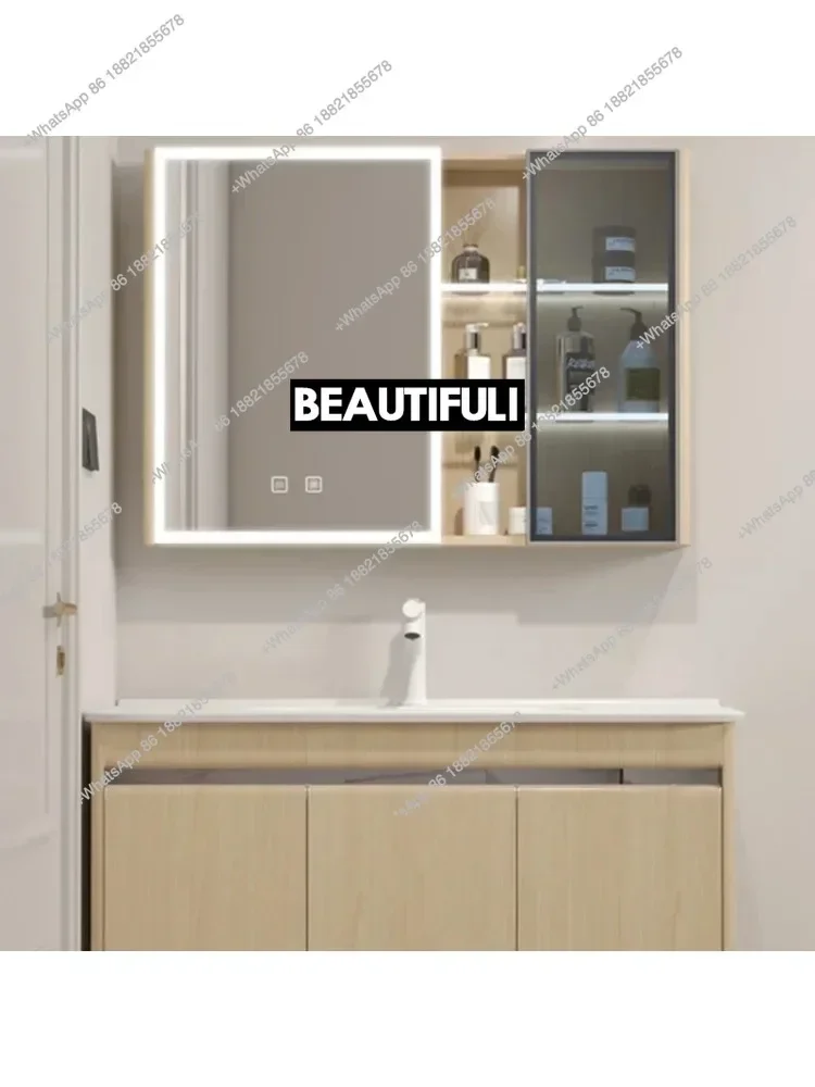 Z136Bathroom Cabinets Display Storage Vanity Mirror Corner Luxury Washbasin Drawer Home Furniture New