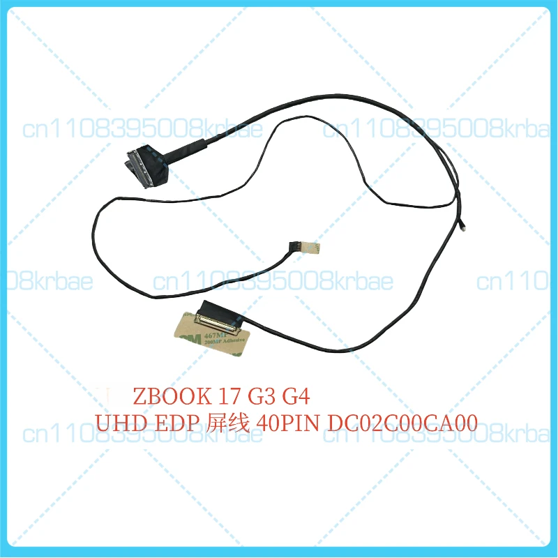 

New original Suitable for HP ZBOOK 17 G3, G4, UHD, EDP screens. Cable 40PIN DC02C00CA0