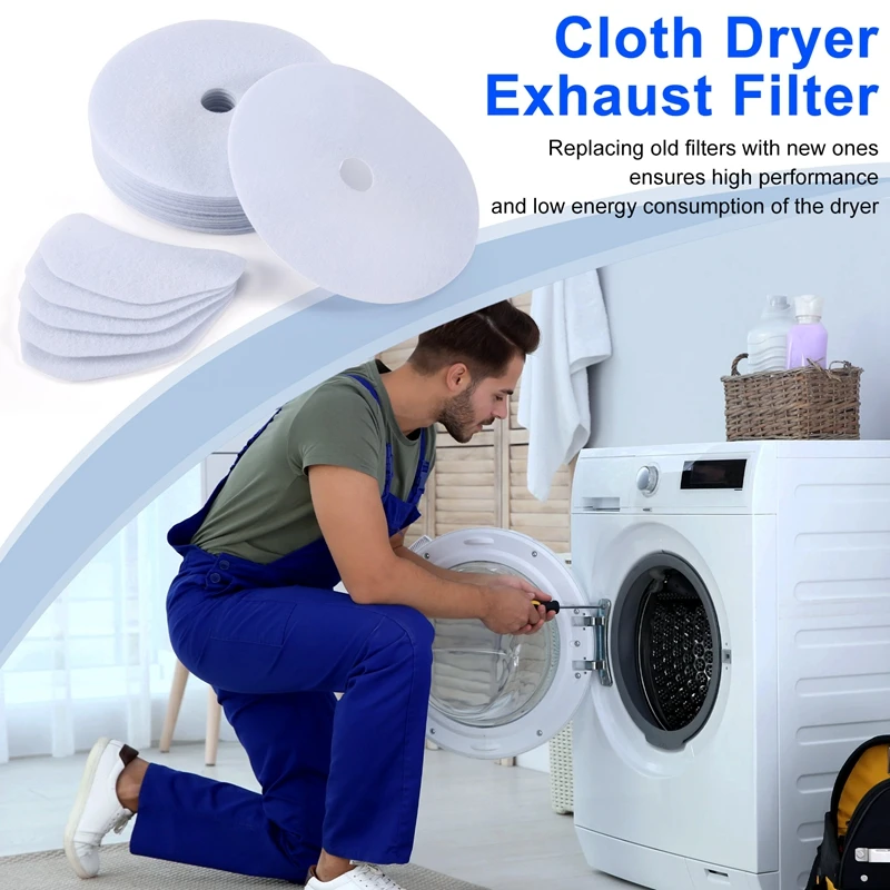 Universal Cloth Dryer Exhaust Filters,Dryer Lint Filter Replacement, Compatible With For Magic Chef,Sonya