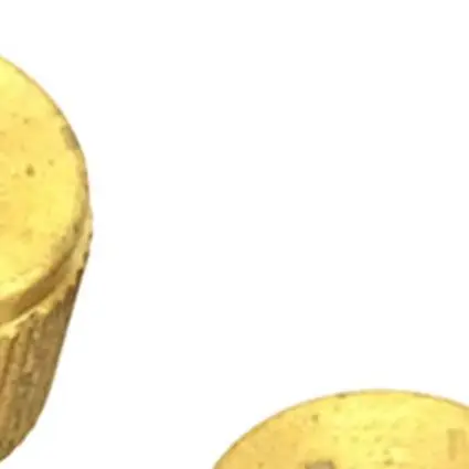 2pcs Brass A/C Valve Cap For R134a High Low Side Port Cover Metal Air Conditioner Replacement Parts Car Truck Accessories
