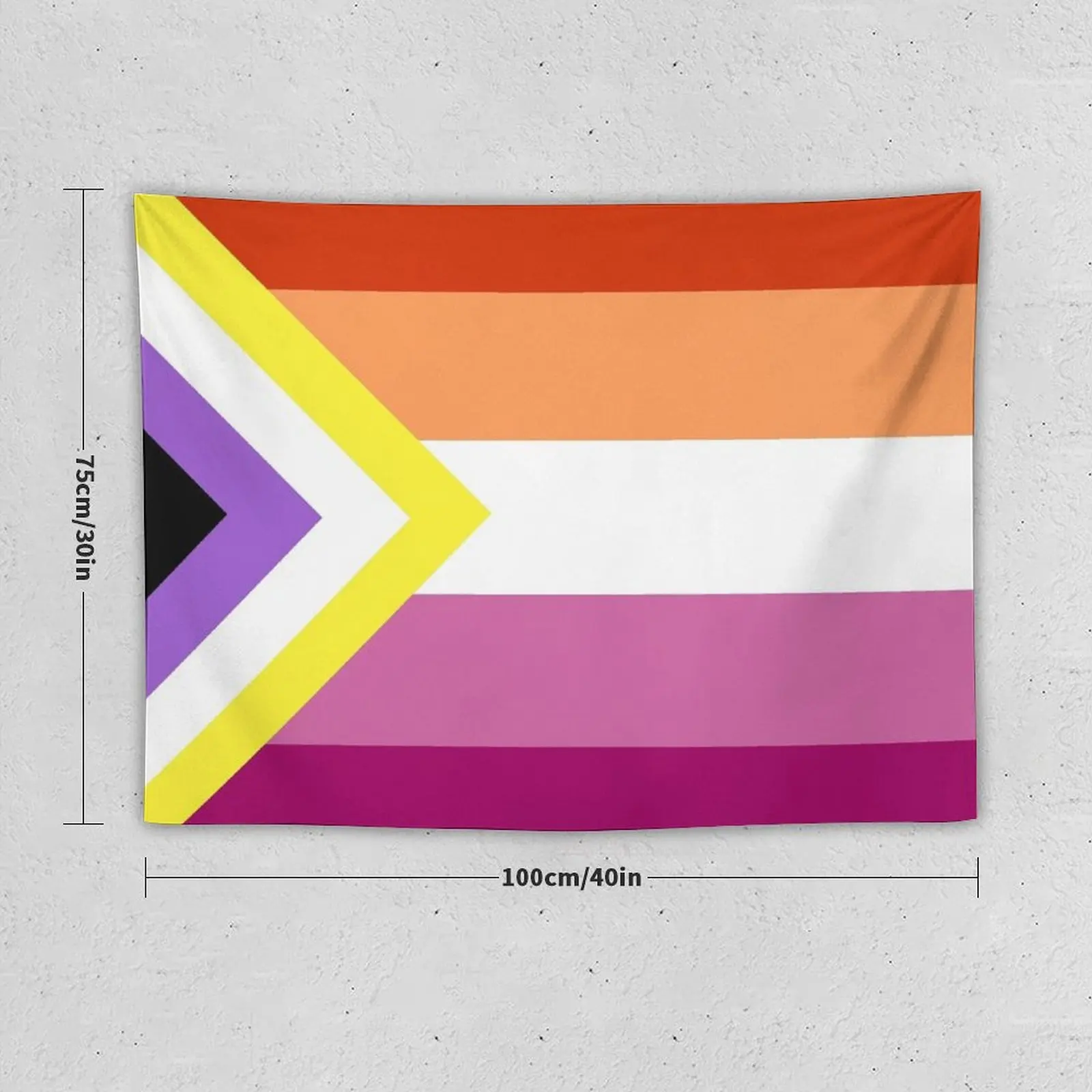 nonbinary lesbian flag Tapestry Bedroom Decorations Home Decoration Decoration Aesthetic Tapestry