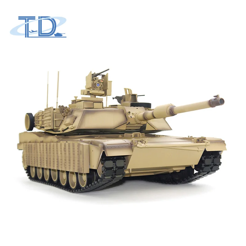 RTR Tongde 1/16 RC Carro Armato di Battaglia A Infrarossi M1A2 SEP V2 Abrams Elettrico Pronto per Esecuzione BB Carro Armati Militari Giocattoli