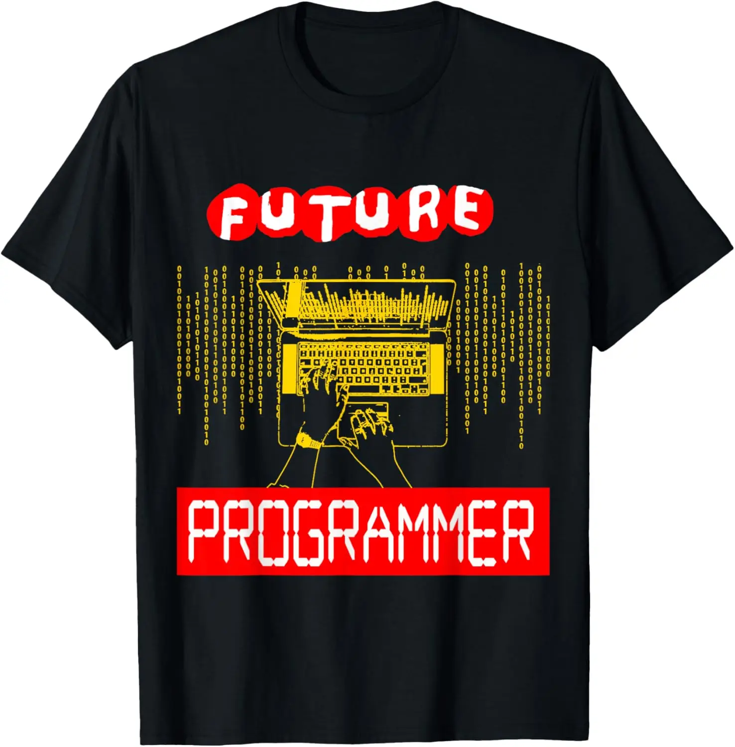 تي شيرت مبرمج كمبيوتر المستقبل