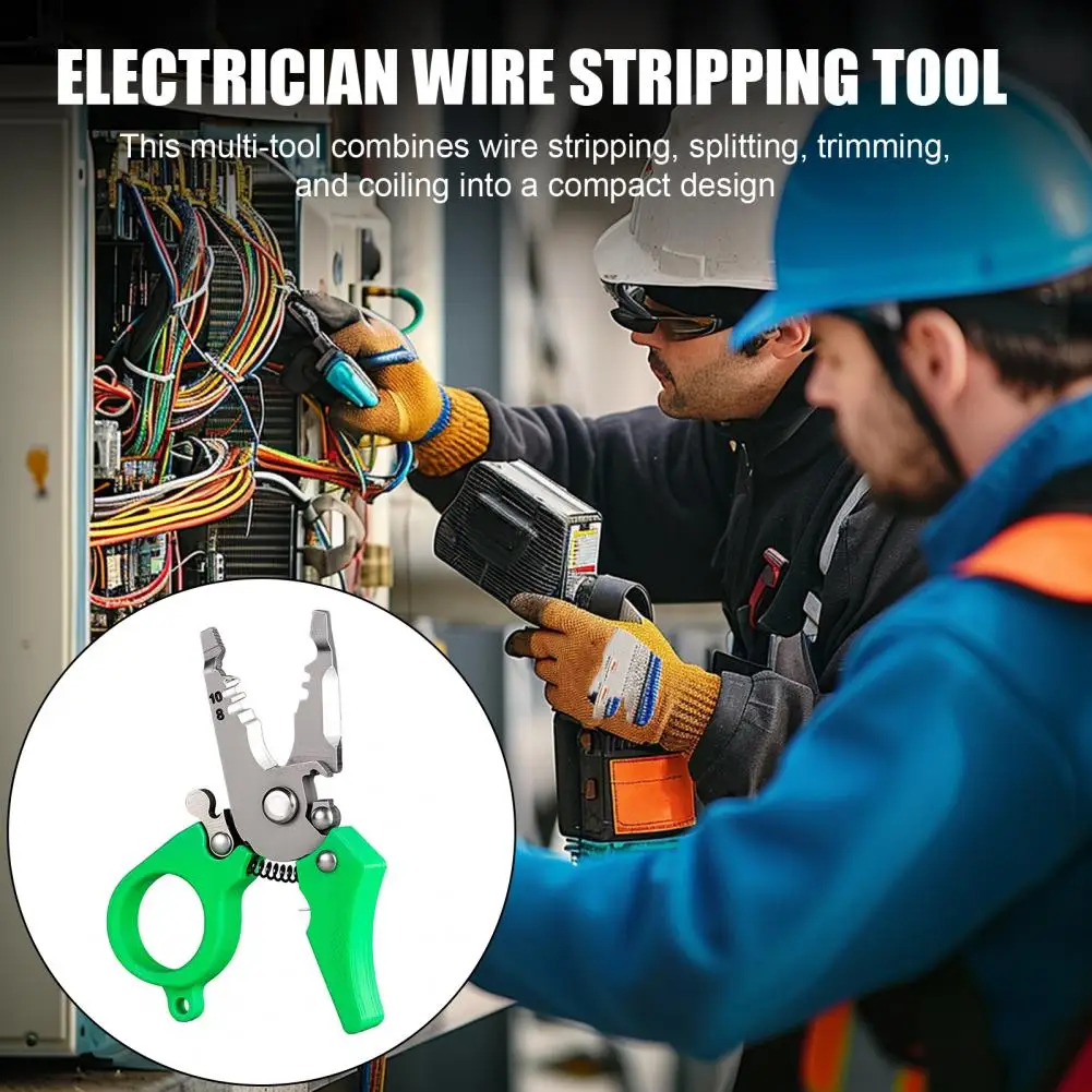 أداة تعرية الأسلاك المريحة الصغيرة المريحة مع مكشكش القاطع لتجريد الكابلات المحمولة للكهرباء #3