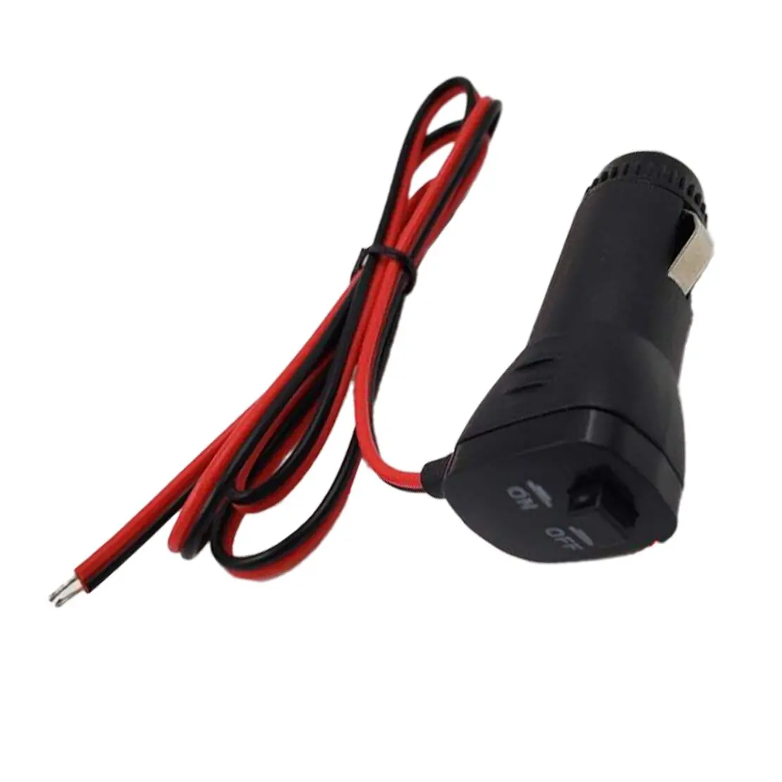 5m Universal Cigarette Lighter Socket Adapter Plug Connector On Off Switch & Wire Cable 12V 24V for Car