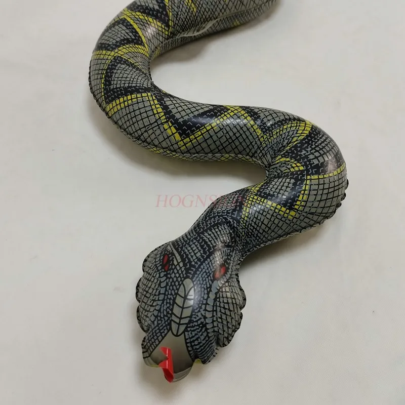 Snakes Large Moving Whimsy Inflatable Boa Constrictor Trick Toys Children Toy Animals Simulated Snake Model Horror Pvc Gifts