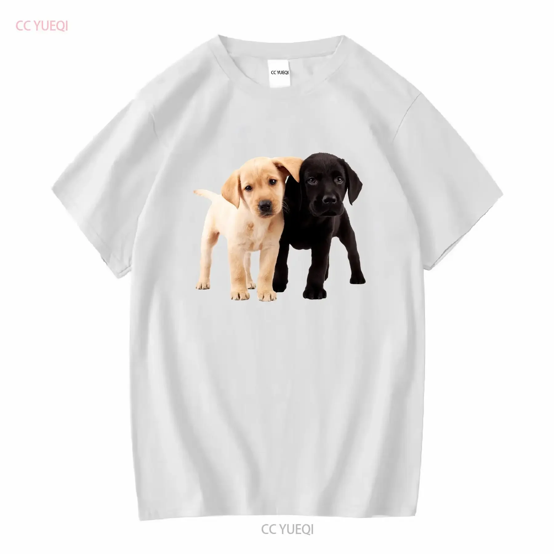 CAMISETA LABRADOR PUPPIES Golden Chocolate Lab Retriever Pup Dog S a 3XL manga larga o corta vintage Lavado