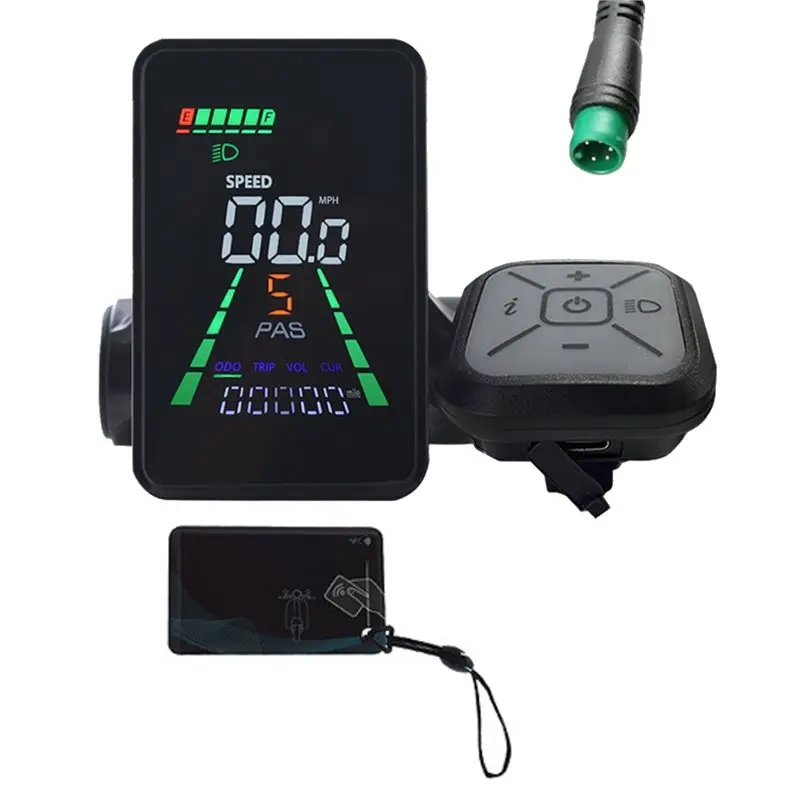 N36R-L5 Mountain E-Bike LCD Display Meter Functionality 24V/36V 48V/60V UART Type-C Electric Scooter LCD Meter Speedometer 5
