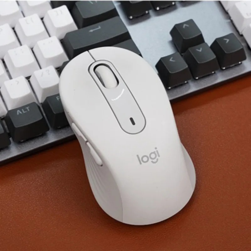 لوجيتك M650/M650L ماوس بلوتوث لاسلكي صامت التوصيل والتشغيل بنقرة صامتة مناسب لاستخدام الكمبيوتر المحمول والمكتب والمكتبة