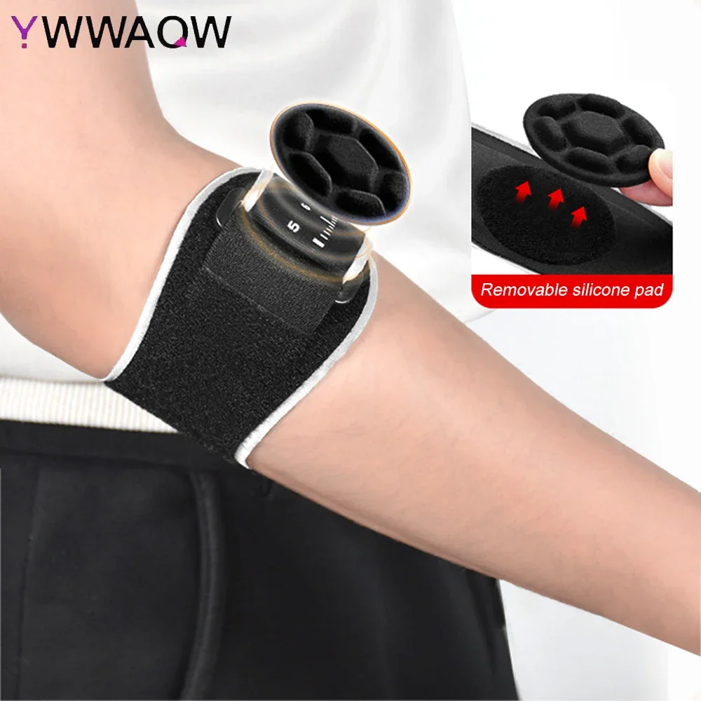 1PCS Tennis Elbow Brace for Men Women,Elbow Pain Relief for Tendonitis,Golfer's Elbow,Adjustable Elbow Strap with Removebale Pad