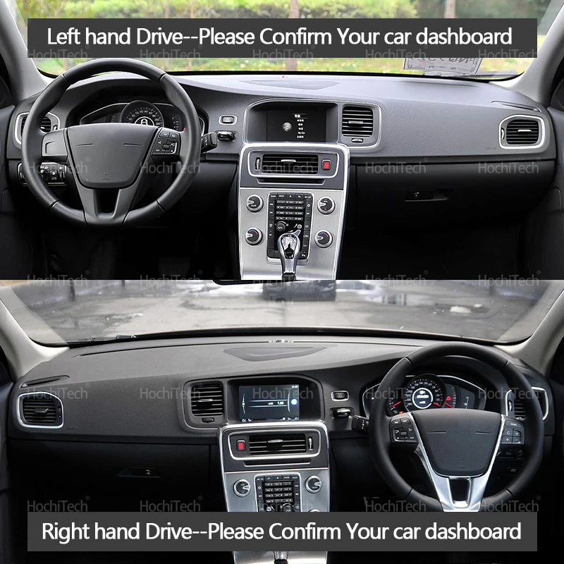 Dashboard Cover Pad Car Liner Anti-UV Mat Sunshade Dashmat Carpet Dash for VOLVO S60 Second Generation T5 2011-2018 2015 2016 view 2