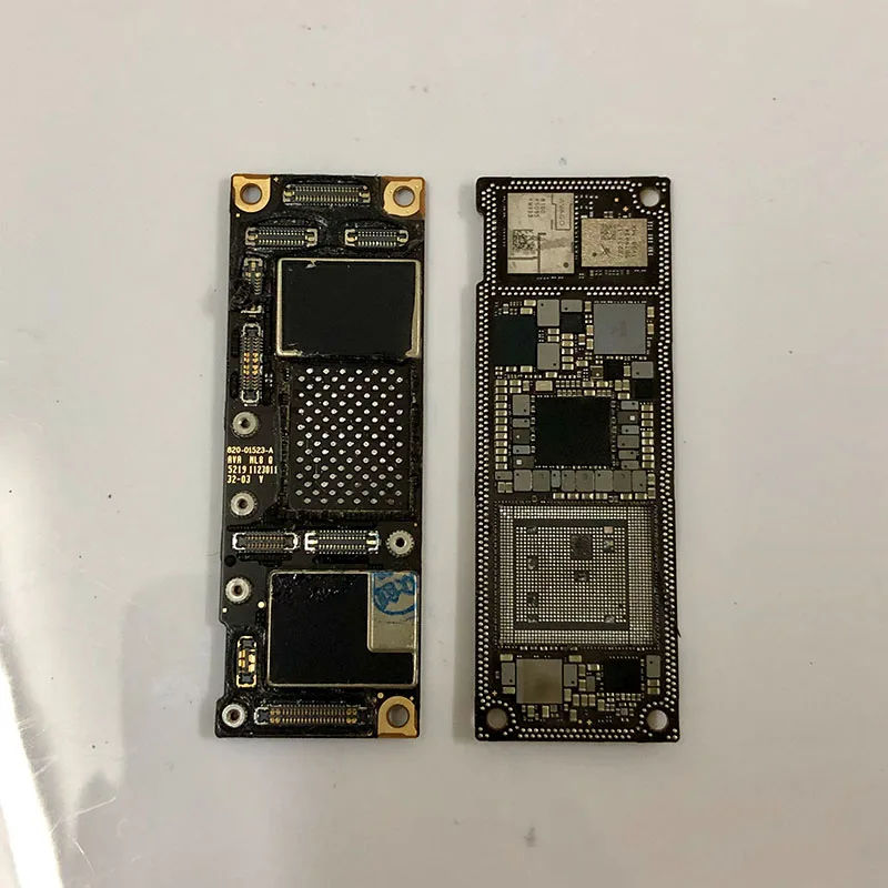 CNC CUT Motherboard For IPhone X Logic Board Xs Max Polishing CPU AP RF Board iPhone11 11Pro Max Switching CPU Baseband Cutting