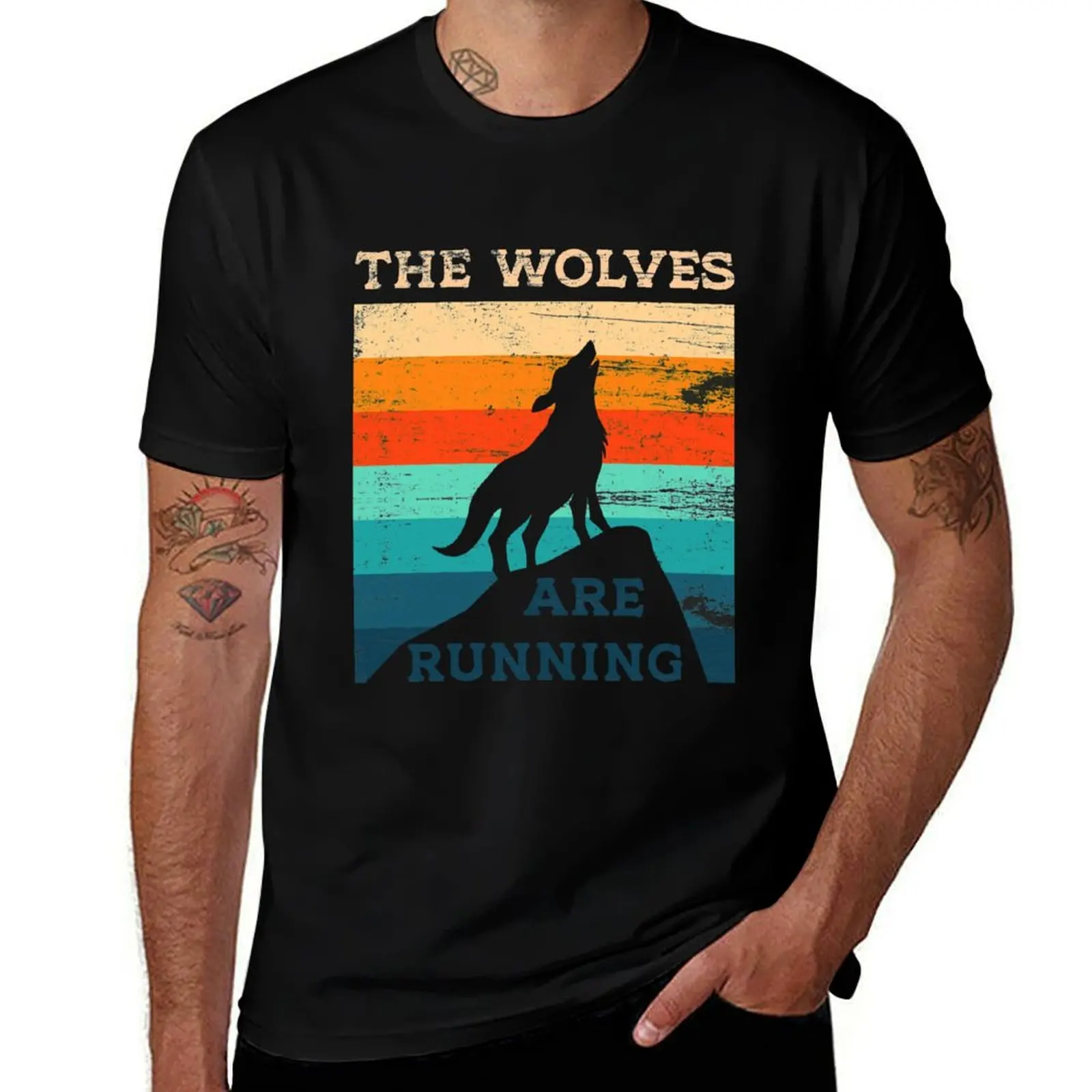 - Delights t T-Shirt shirts graphic cotton t Are Wolves of man Running graphic man shirts for The t shirts T-Shirt man Box