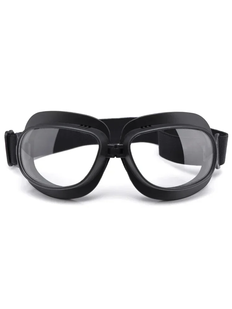 AliExpress BJMOTO RACING COMPONENTS Foldable Motorcycle Goggles Vintage Helmet Goggles ATV UTV Biker Eyewear Goggles Glasses For Pilot Scooter Dirt Bike