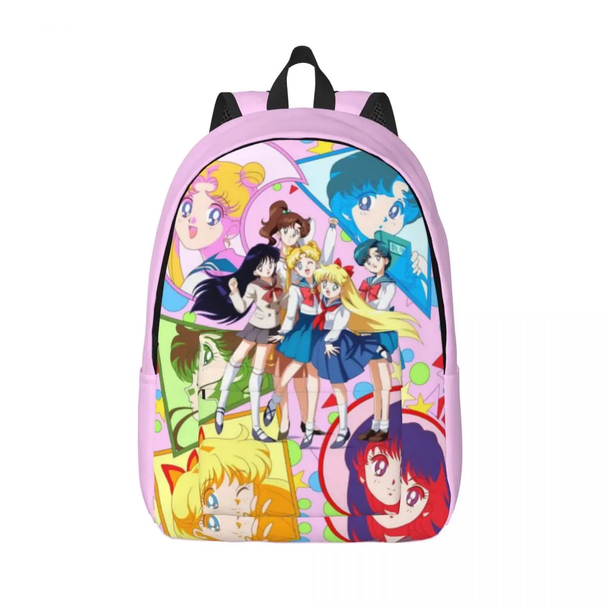 

Sailor-Moon New Fashionable Pattern School Bag Print Lightweight Backpack 15.7in 17.7in