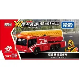 Tomy Tomica Alloy Diecast Fire Rescue Truck Xrt 10 Xross Rescue