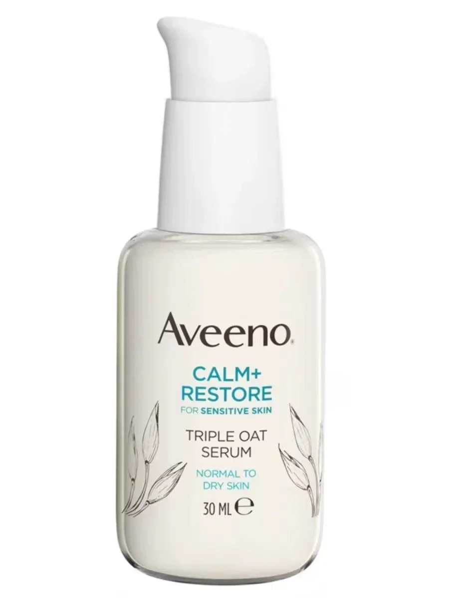 AVEENO Oatmeal Serum 30ML Soothing Repairing Sensitive Skin Redness Moisturise Nourish Hydrate Essence Face Skincare Beauty