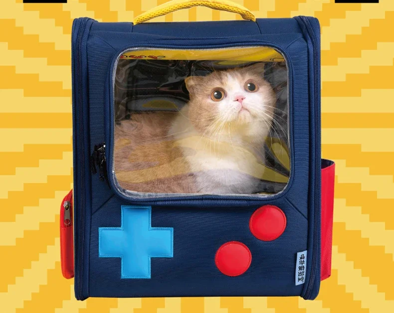 

Outting Cat Bag Transport Portable Travel Backpack Pets Bag Large Capacity Breathable Cat Backpack Multifunctional Pet Backpack