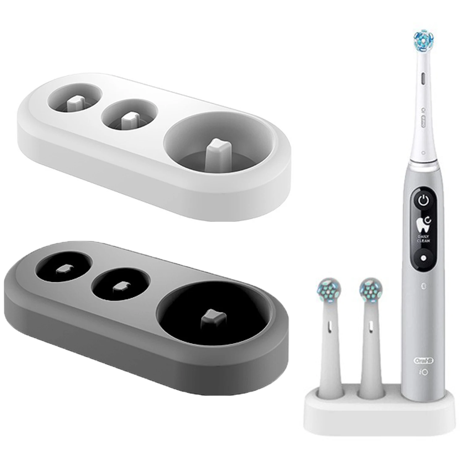 Electric Toothbrush Holder,Replacement Stand Base Compatible with Oral B Toothbrush,Toothbrush Organizer for Bathroom Storage