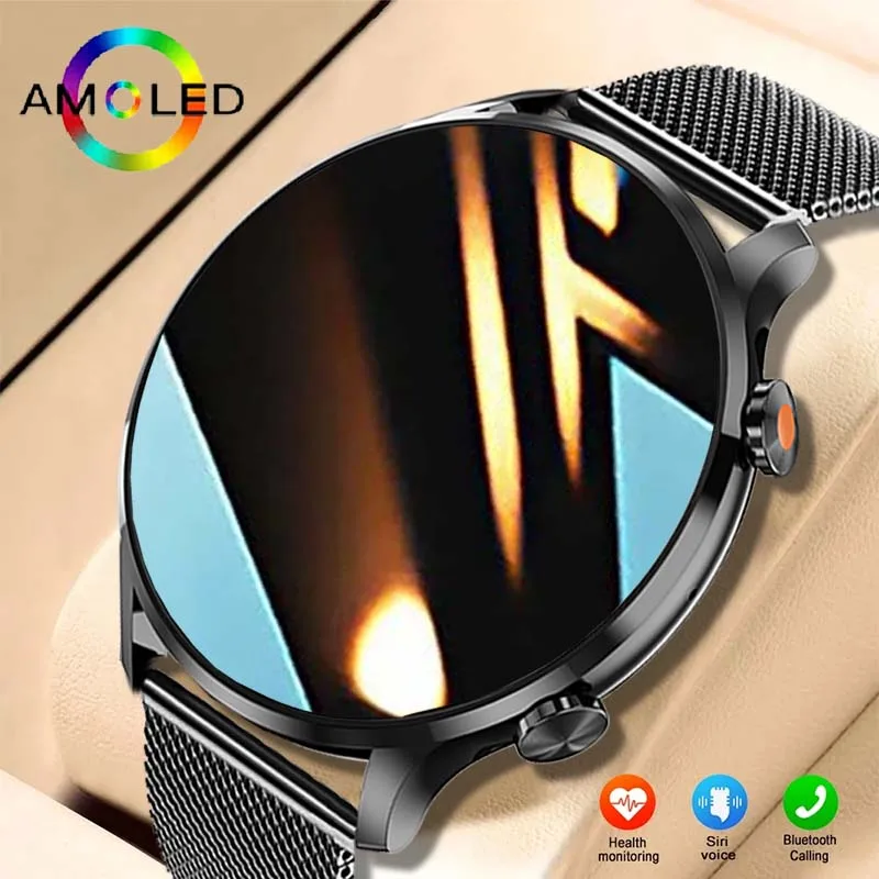 New Original Men's AMOLED Smartwatch 2023 Bluetooth Call Temperature tracking Waterproof Women's Smartwatch For Android and IOS