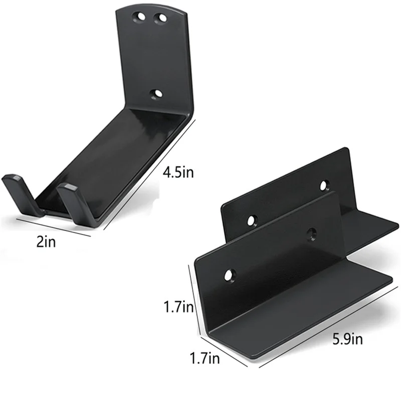 4X Wall-Mounted Bicycle Pedal Mounting Bracket Heavy-Duty Bicycle Fixed Hook Pedal Bicycle Storage Bracket-AT20 - view 6