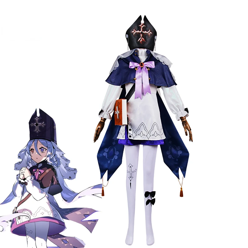 

Game Honkai Star Rail The Scribe Dubra Cosplay Costume The Ever-Flame Mansion Member Dubra Suit Halloween Party Dress