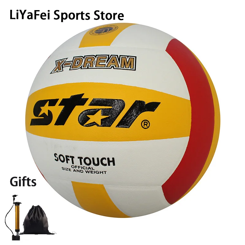 

VB4025-34 Star Size 5 Volleyballs Adults Youth Beach Balls Outdoor Indoor Training Match Volleyballs X-Dream Free Gifts