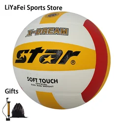 Bolas de voleibol de talla VB4025-34 para adultos, pelotas de playa juveniles para entrenamiento en interiores y exteriores, ideal para regalo gratis, x-dream, 5 estrellas