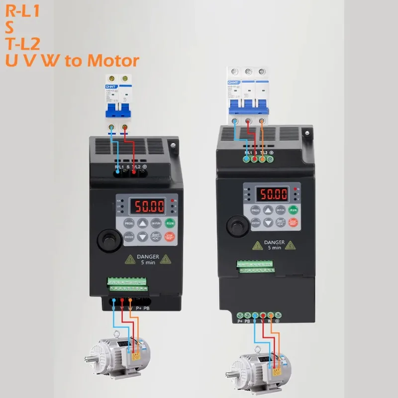 380V 4 5.5 KW Motor Speed Controller 220V 0.75/1.5/2.2 KWEconomical VFD Variable Frequency Drive Converter Inverter