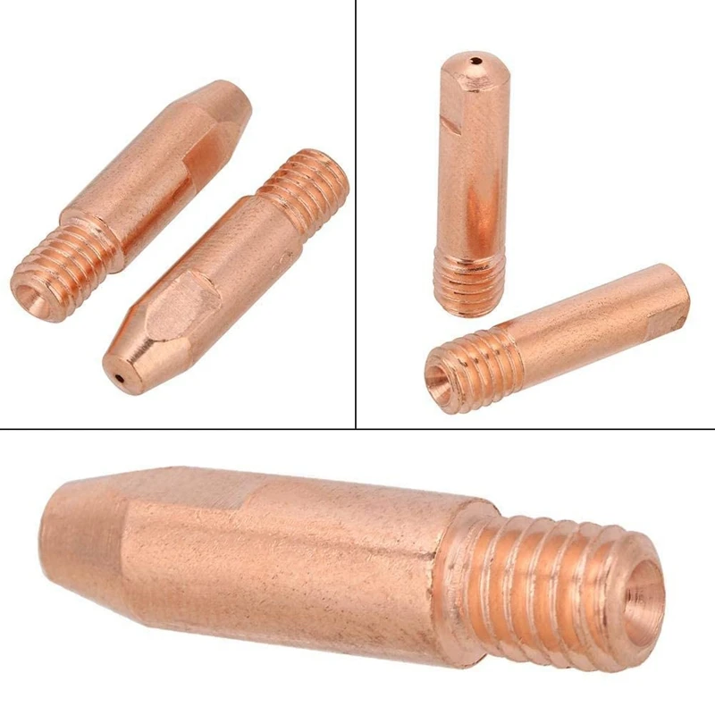 20 peças 24kd pontas de contato consumíveis de tocha mig ponta de soldagem de tocha de soldagem mig