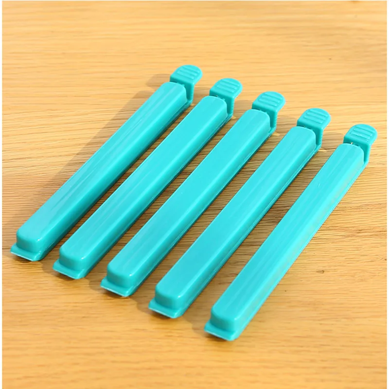 10 Pcs Portable Sealing Clip Kitchen Storage Food Storage Bag Moisture-Proof Snack Sealing Bag Clip Plastic Kitchen Tools